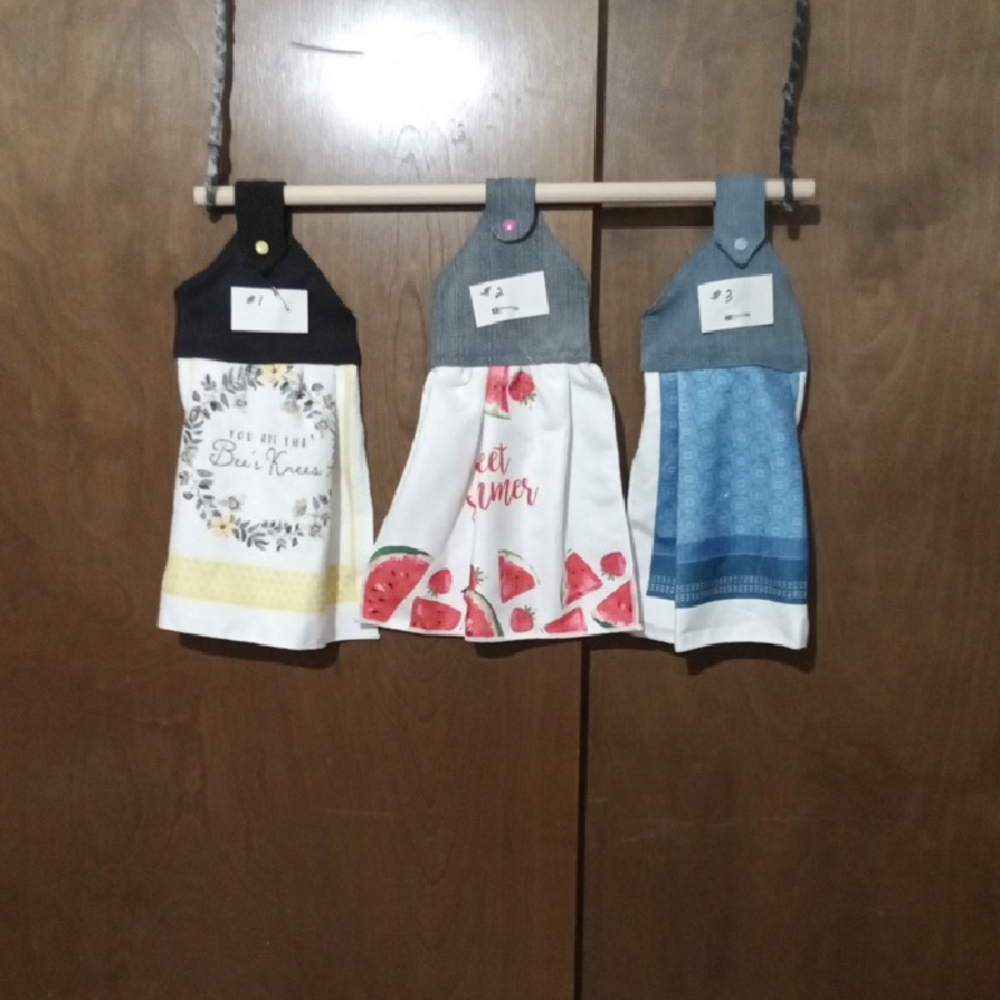 Handmade Heavier Kitchen Hanging Towels